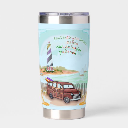 Lighthouse Dreams 保温保冷タンブラー (背面)