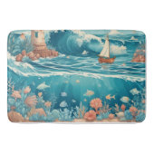 Lighthouse & Ocean Dreamscape  バスマット (正面)