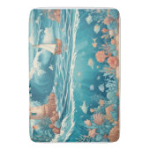 Lighthouse & Ocean Dreamscape  バスマット (正面縦)