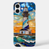 Lighthouse Ocean Phone Case Coastal Sunset Case-Mate iPhoneケース (裏面)