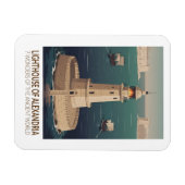Lighthouse of Alexandria 7 Wonders of the World マグネット (横)