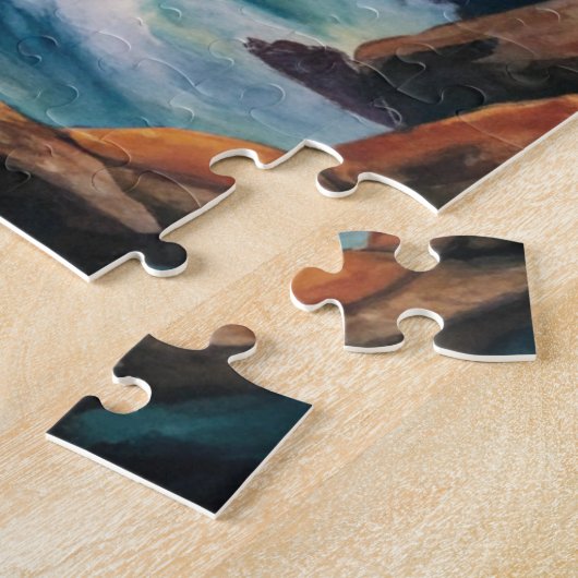 Lighthouse on a Cliff ジグソーパズル (側面)