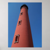 Lighthouse Ponce Inlet Daytona Beach Florida Photo ポスター (正面)