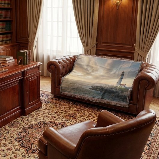 Lighthouse Professional Executive Throw Blanket スローブランケット