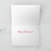 Lighthouse Snow Globe Christmas Holiday Card カード (内部)