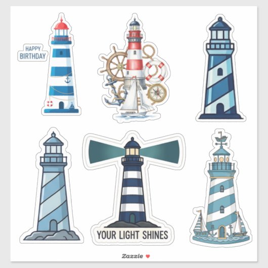 Lighthouse Sticker Sheet Collection シール (シート)
