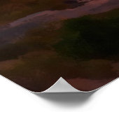 Lighthouse sunrise ポスター (角)