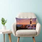 lighthouse sunrise trow pillow ランバークッション (椅子)
