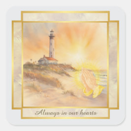 Lighthouse Sympathy Matching Envelope Seals スクエアシール