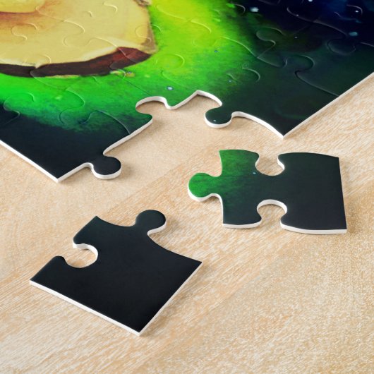 Lighthouse Under a Starry Sky ジグソーパズル (側面)