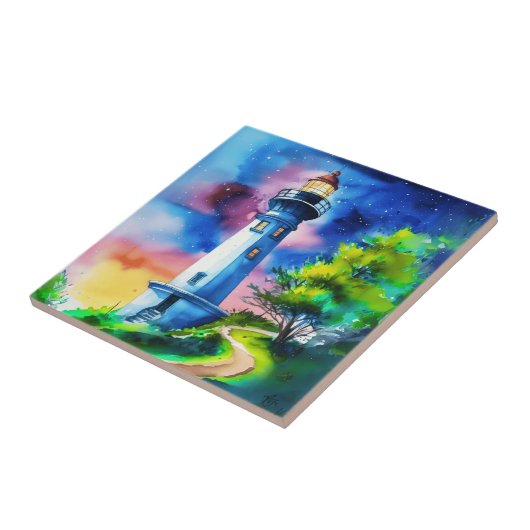 Lighthouse Under a Starry Sky タイル (側面)