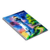 Lighthouse Under a Starry Sky ノートブック (右側)