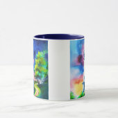 Lighthouse Under a Starry Sky マグカップ (中央)