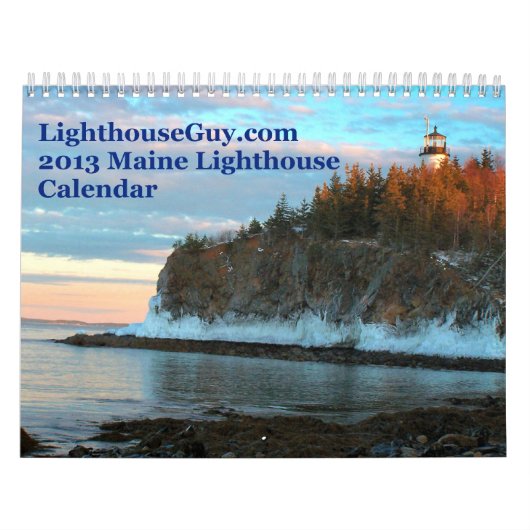 LighthouseGuy.com 2013 Maine Lighthouseカレンダー カレンダー (カバー)