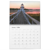 LighthouseGuy.com 2017 Maine Light houseカレンダー カレンダー (1月 2026)