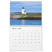 LighthouseGuy.com 2017 Maine Light houseカレンダー カレンダー (2月 2027)