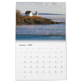 LighthouseGuy.com 2017 Maine Light houseカレンダー カレンダー (1月 2027)