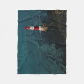 Lighthouses | Beachy Head Lighthouse England フリースブランケット (正面)