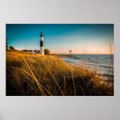 Lighthouses | Big Sable Lighthouse Ludington, MI ポスター (正面)