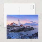Lighthouses | Cape Elizabeth, Maine ポストカード (正面/裏面)