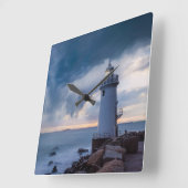 Lighthouses | Cape Irago Lighthouse スクエア壁時計 (傾斜)