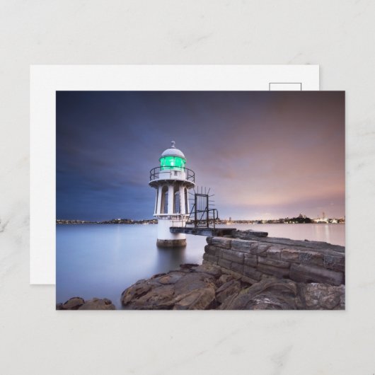 Lighthouses | Cremorne Point Lighthouse Australia ポストカード (正面/裏面)