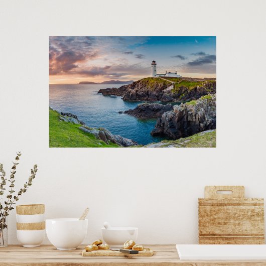Lighthouses | Fanad Head Lighthouse Ireland ポスター (キッチン)