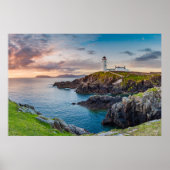 Lighthouses | Fanad Head Lighthouse Ireland ポスター (正面)