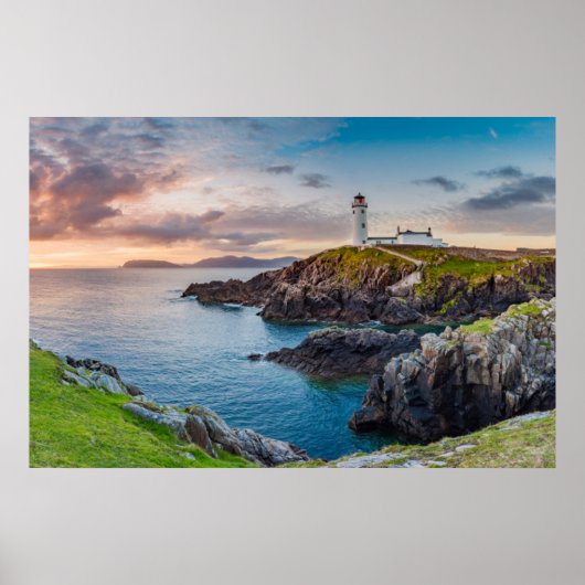 Lighthouses | Fanad Head Lighthouse Ireland ポスター (正面)