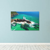 Lighthouses | Finistère Brest Bretagne Lighthouse キャンバスプリント (インサイチュ (ウッドフロア))