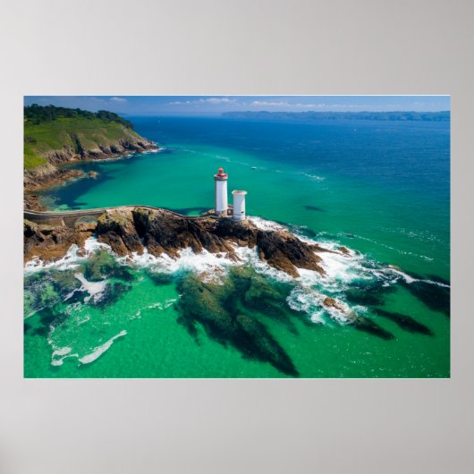 Lighthouses | Finistère Brest Bretagne Lighthouse ポスター (正面)