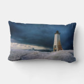 Lighthouses | Frankfort Lighthouse Lake Michigan ランバークッション (裏面)