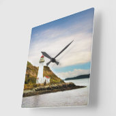 Lighthouses | Georges Island Lighthouse スクエア壁時計 (傾斜)