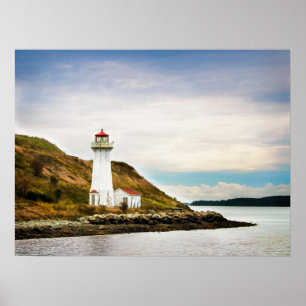 Lighthouses Georges Island Lighthouse ポスター