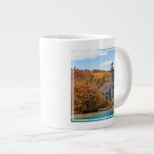 Lighthouses | Grand Island East Channel Light ジャンボコーヒーマグカップ (正面右)