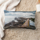 Lighthouses | Grand Marais Lighthouse Minnesota ランバークッション (ブランケット)