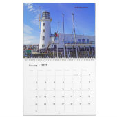 Lighthouses in England カレンダー (1月 2027)