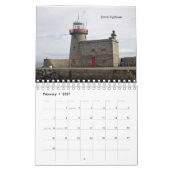 Lighthouses in Ireland - calendar カレンダー (2月 2027)