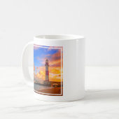 Lighthouses | Itapuã Brazil Lighthouse コーヒーマグカップ (正面左)