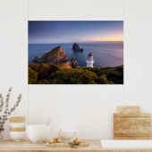 Lighthouses | Lighthouse Cape Brett New Zealand ポスター (キッチン)