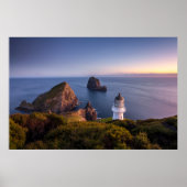Lighthouses | Lighthouse Cape Brett New Zealand ポスター (正面)