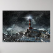 Lighthouses | Lighthouse in the Storm ポスター (正面)