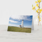 Lighthouses | Lighthouse Massachusetts カード (黄色い花)