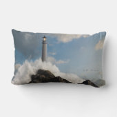 Lighthouses | Lighthouse With Crashing Waves ランバークッション (裏面)