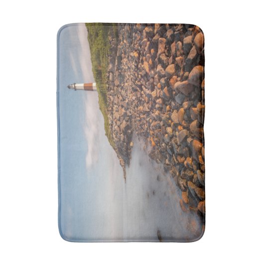 Lighthouses | Montauk Point Long Island バスマット (正面縦)