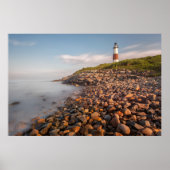 Lighthouses | Montauk Point Long Island ポスター (正面)