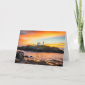 Lighthouses | Nubble Lighthouse Maine カード (正面)