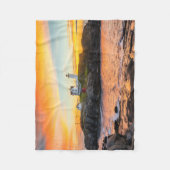 Lighthouses | Nubble Lighthouse Maine フリースブランケット (正面)