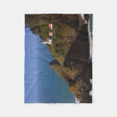 Lighthouses | Oregon Coast Lighthouse フリースブランケット (正面)