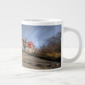 Lighthouses | Point Betsie Lake Michigan ジャンボコーヒーマグカップ (右)